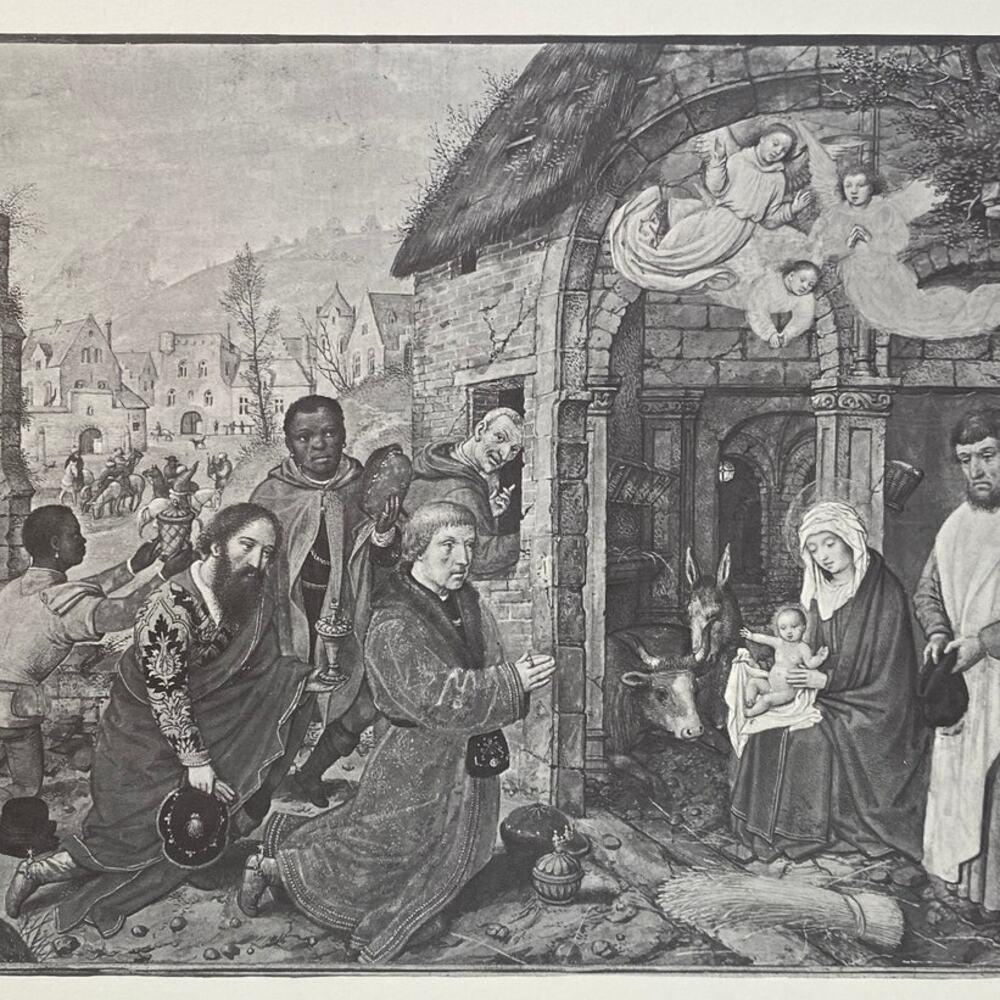 Simon Bening, Adoration of the Magi, Drawing, Print, Classic Art ~ 240623-WH 595